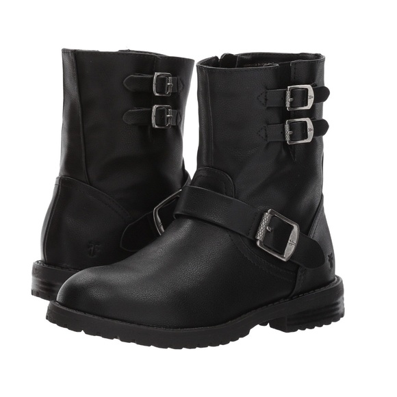 🎉HP🎉 NWT Frye Kids Veronica Buckle Engineer Boot - Picture 2 of 3